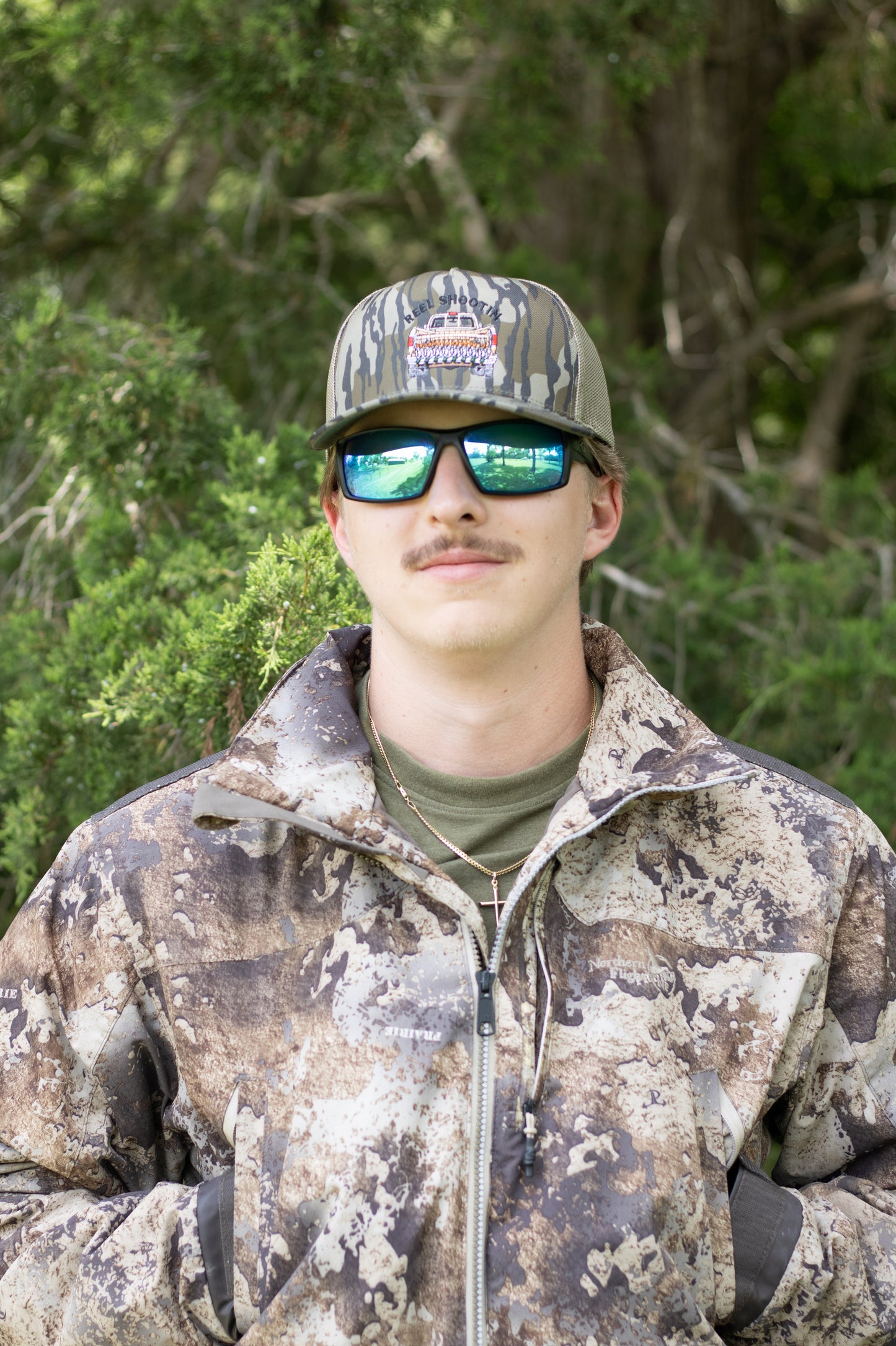 Ducks & Trucks - Bottomland Green Camo