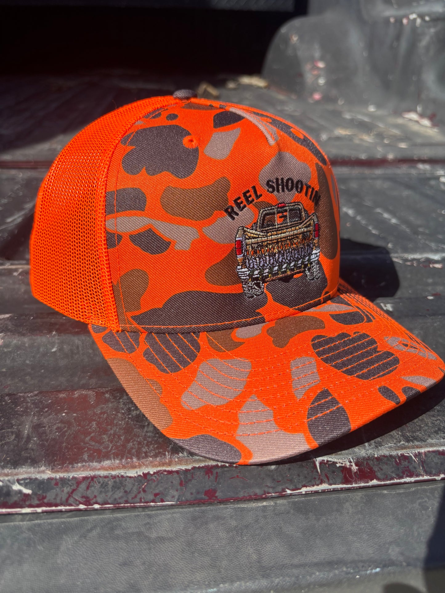 Ducks & Trucks - Blaze Orange Camo