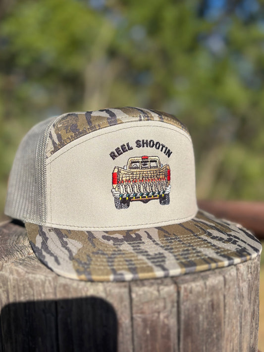 Ducks & Trucks 7 Panel - Green Camo