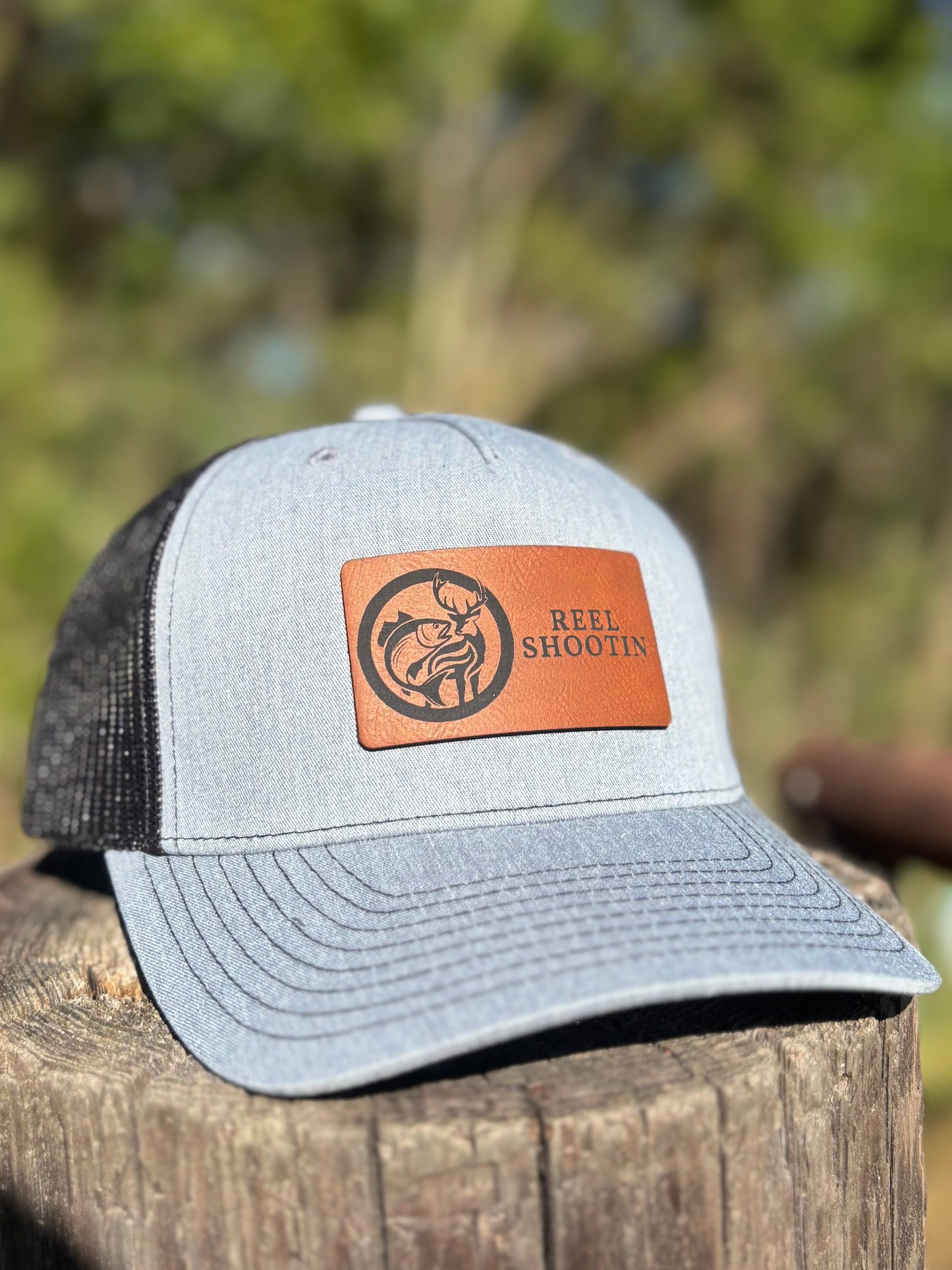 The Classic Leather Patch - Gray