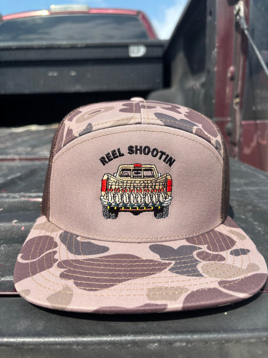 Ducks & Trucks 7 Panel - Brown Camo