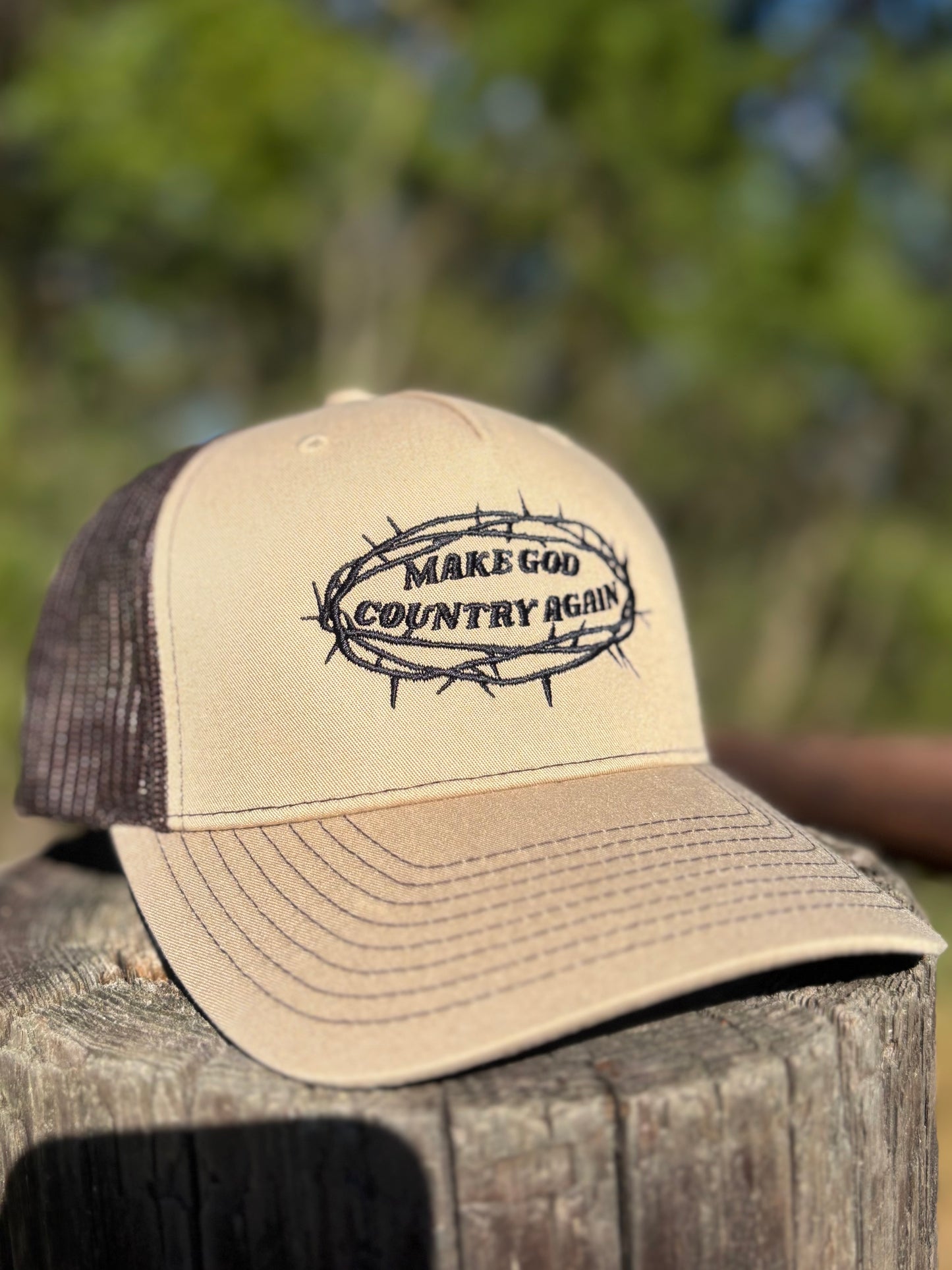 Make God Country Again - Khaki