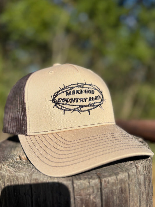 Make God Country Again - Khaki