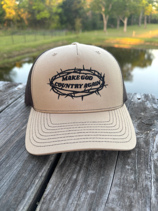Make God Country Again - Khaki